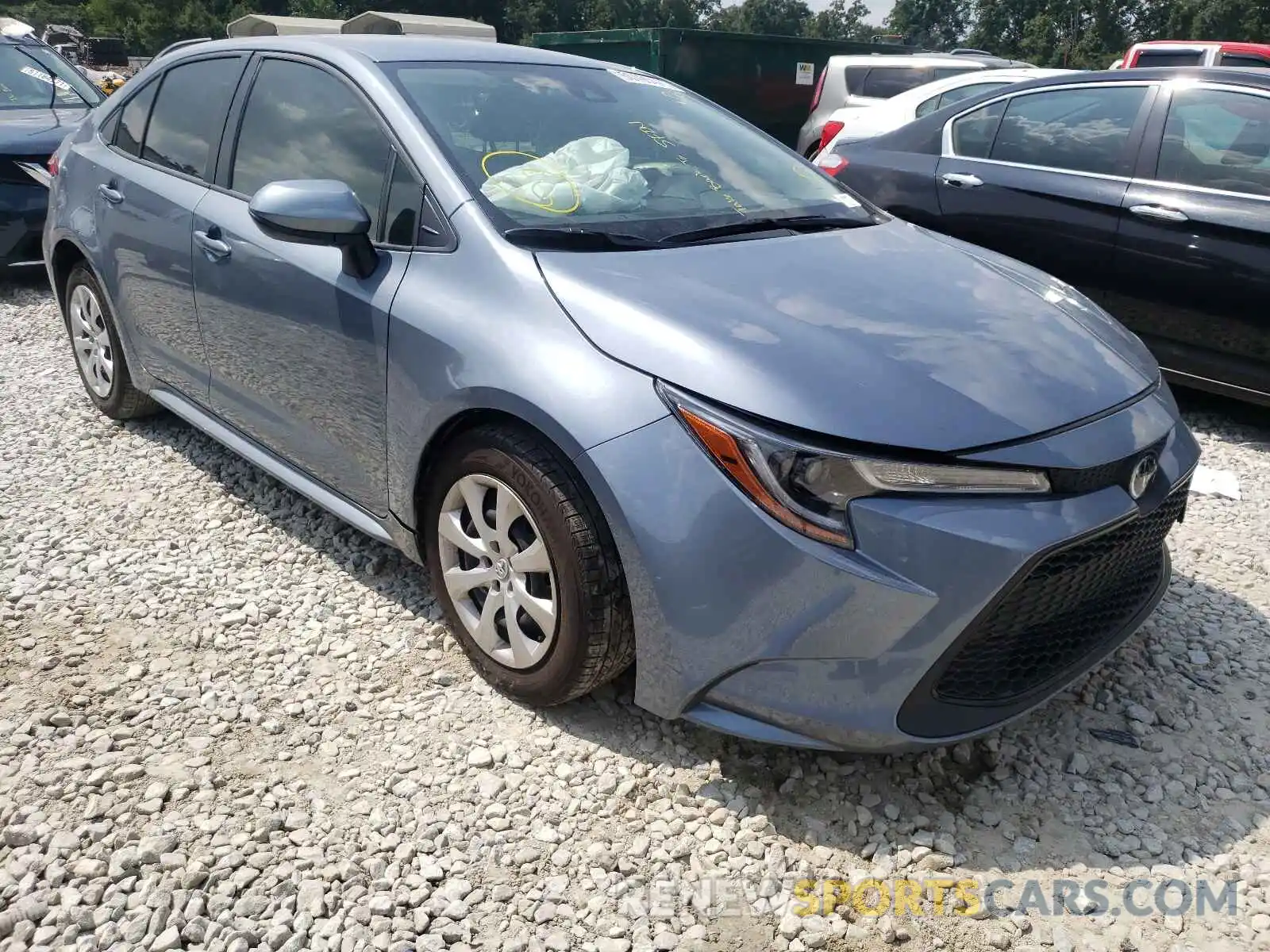 1 Photograph of a damaged car JTDEPMAE3MJ154351 TOYOTA COROLLA 2021