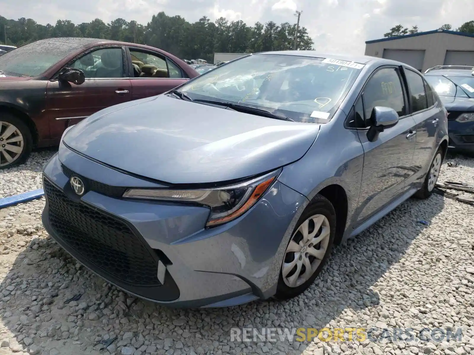 2 Photograph of a damaged car JTDEPMAE3MJ154351 TOYOTA COROLLA 2021