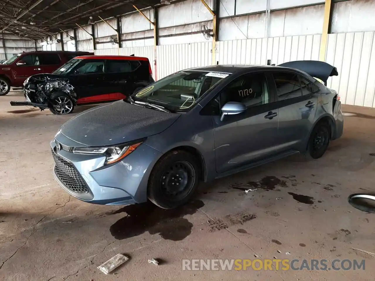 2 Photograph of a damaged car JTDEPMAE3MJ154611 TOYOTA COROLLA 2021