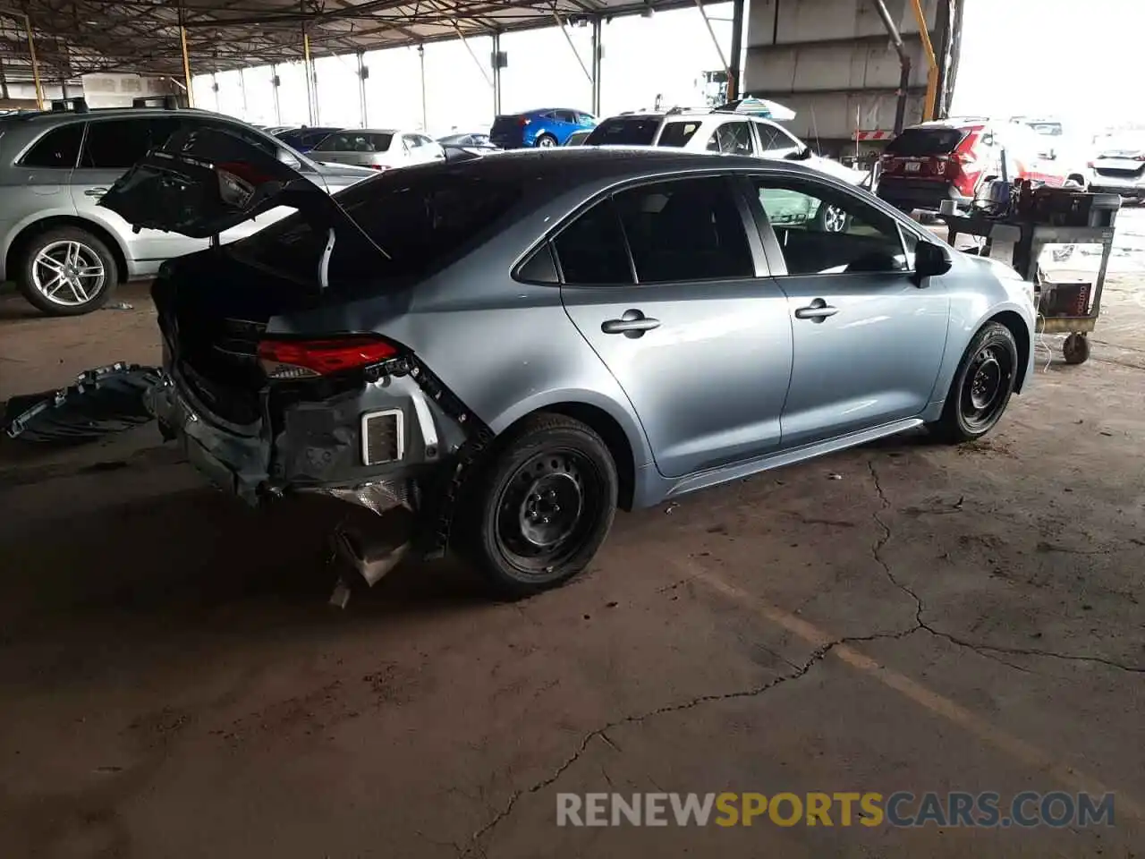 4 Photograph of a damaged car JTDEPMAE3MJ154611 TOYOTA COROLLA 2021