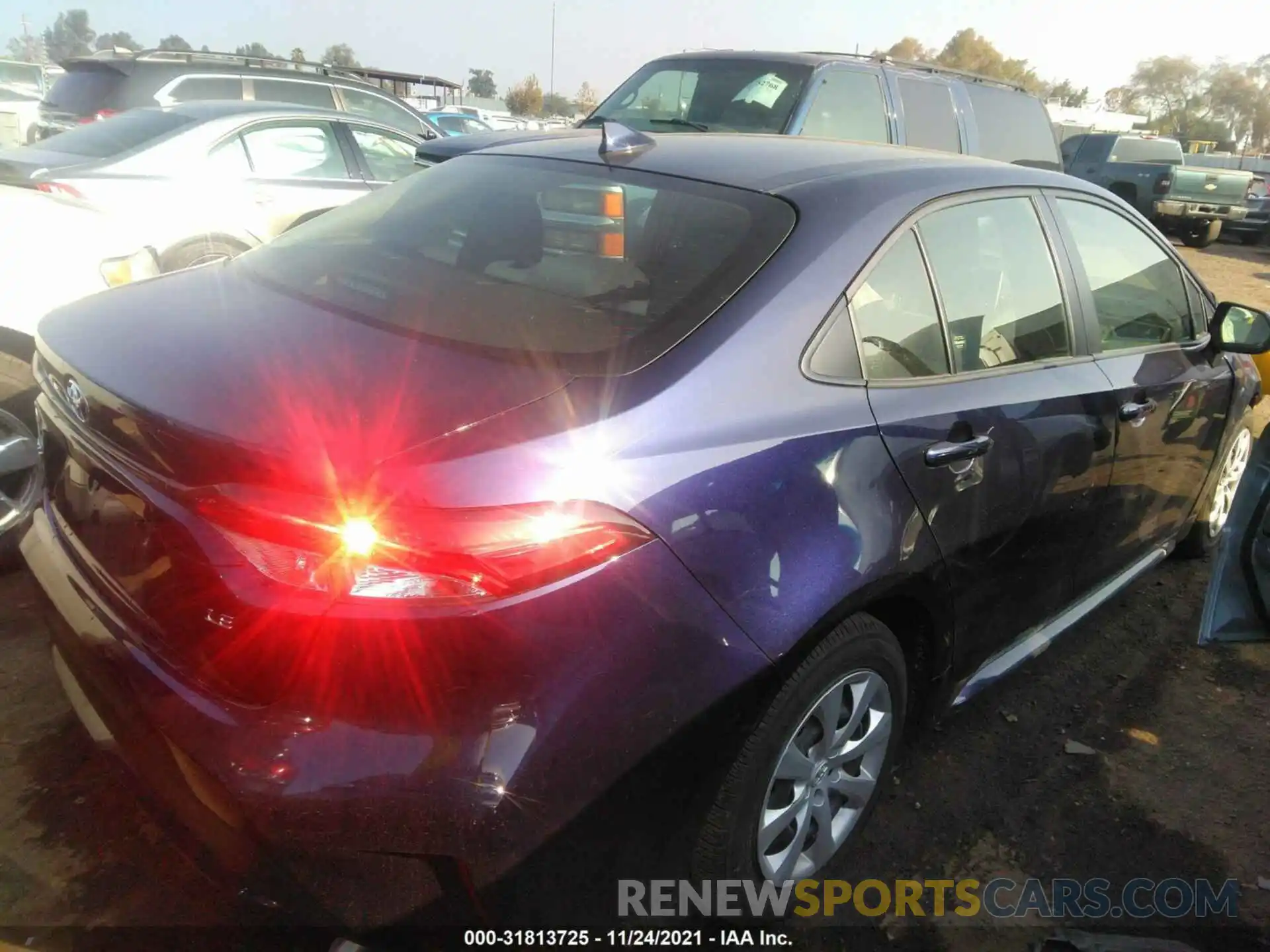 4 Photograph of a damaged car JTDEPMAE3MJ154818 TOYOTA COROLLA 2021