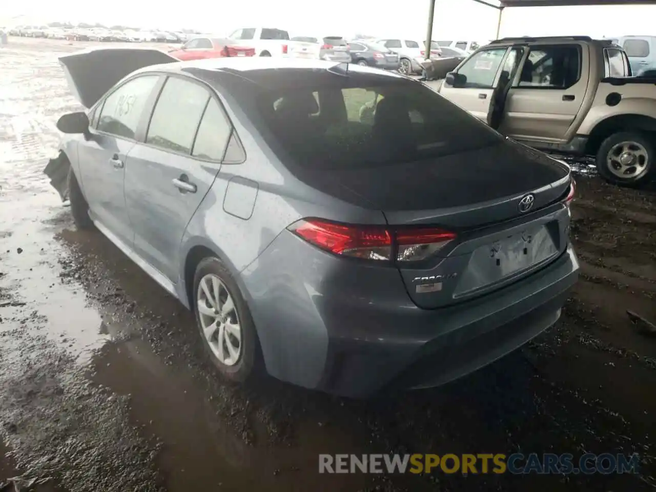 3 Photograph of a damaged car JTDEPMAE3MJ154902 TOYOTA COROLLA 2021