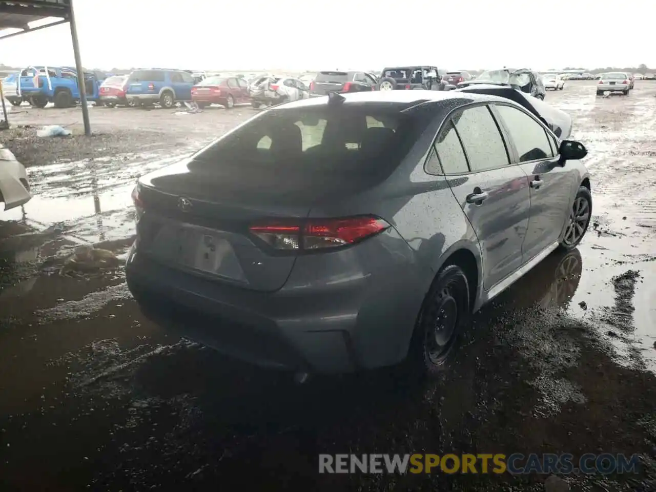 4 Photograph of a damaged car JTDEPMAE3MJ154902 TOYOTA COROLLA 2021