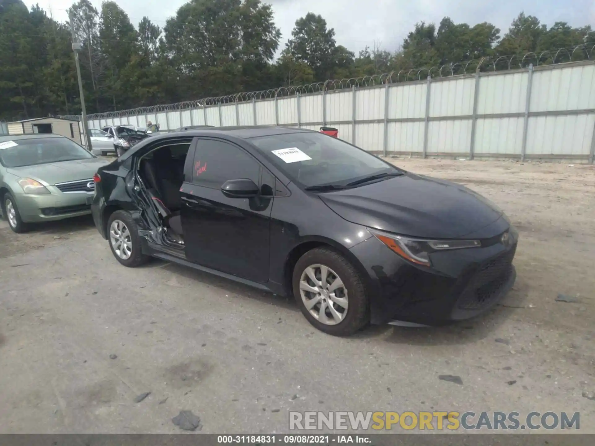 1 Photograph of a damaged car JTDEPMAE3MJ155483 TOYOTA COROLLA 2021