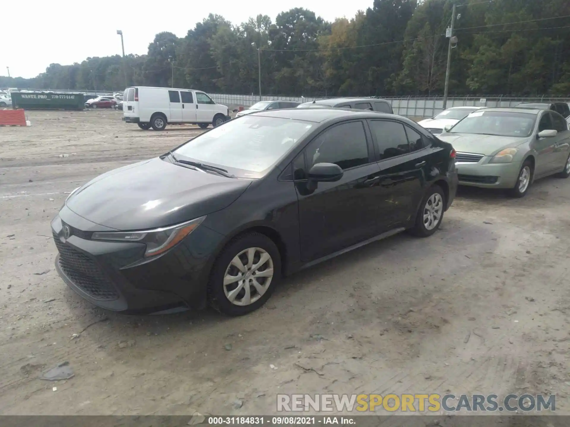 2 Photograph of a damaged car JTDEPMAE3MJ155483 TOYOTA COROLLA 2021