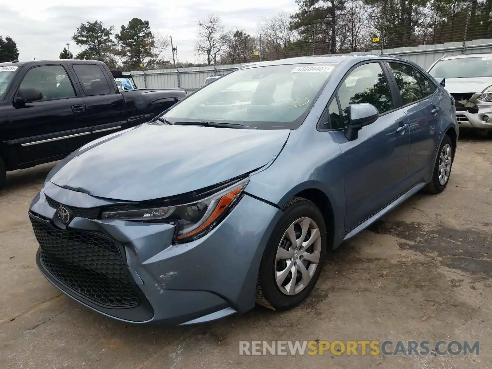 2 Photograph of a damaged car JTDEPMAE3MJ156035 TOYOTA COROLLA 2021