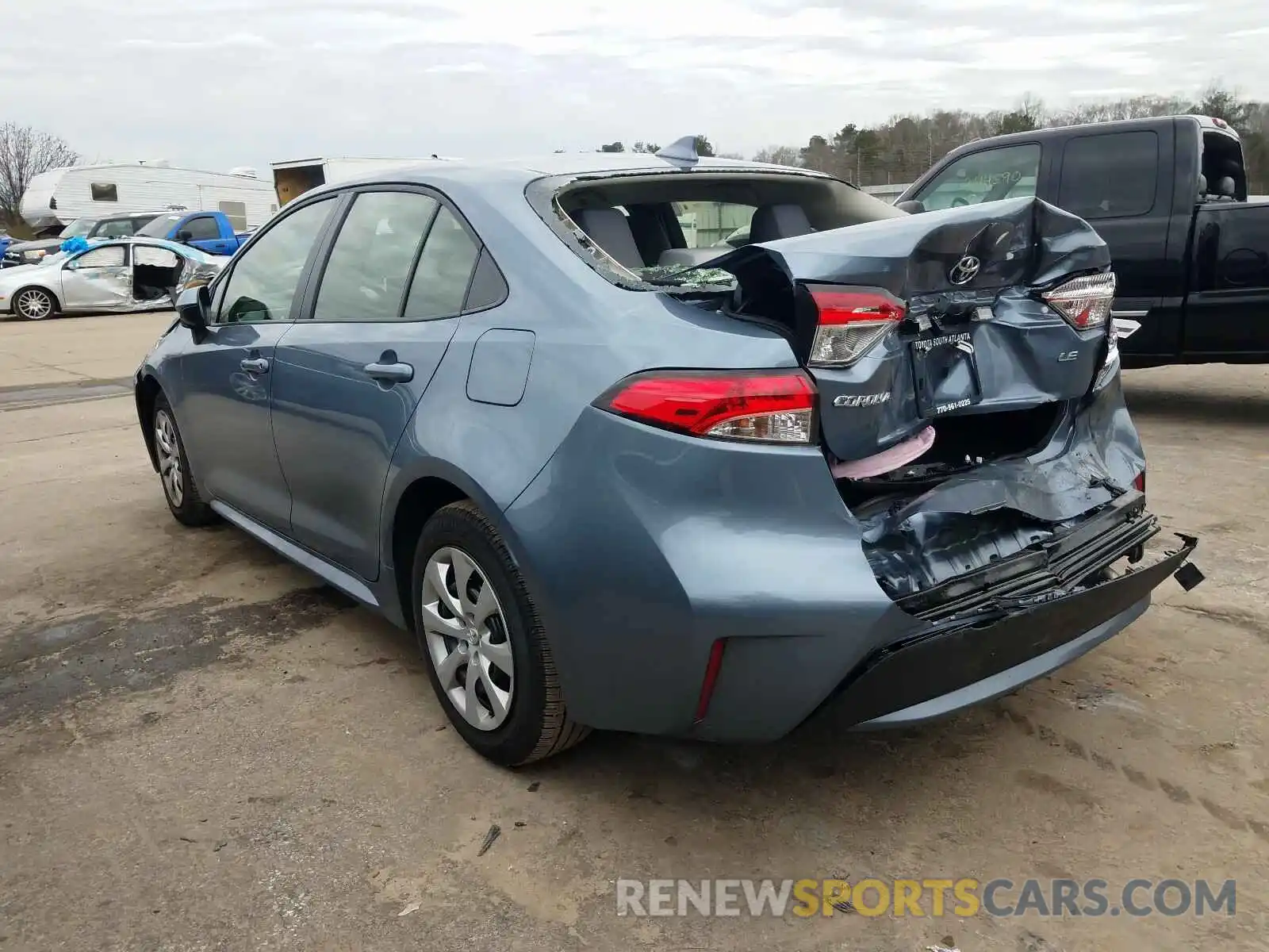 3 Photograph of a damaged car JTDEPMAE3MJ156035 TOYOTA COROLLA 2021