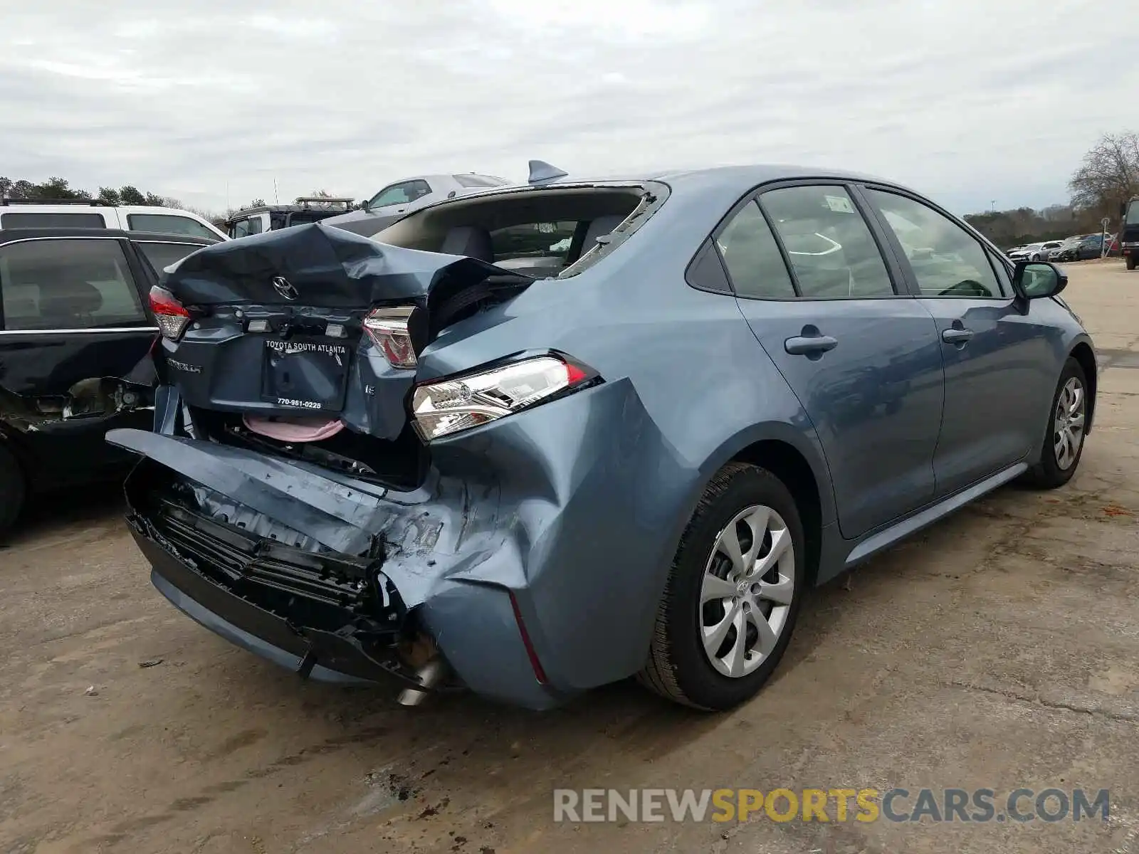 4 Photograph of a damaged car JTDEPMAE3MJ156035 TOYOTA COROLLA 2021