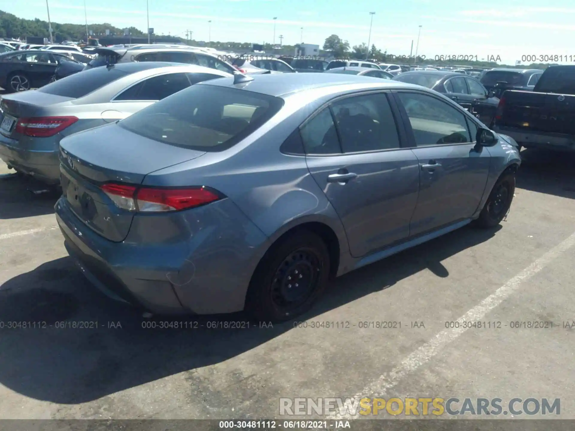 4 Photograph of a damaged car JTDEPMAE3MJ156455 TOYOTA COROLLA 2021