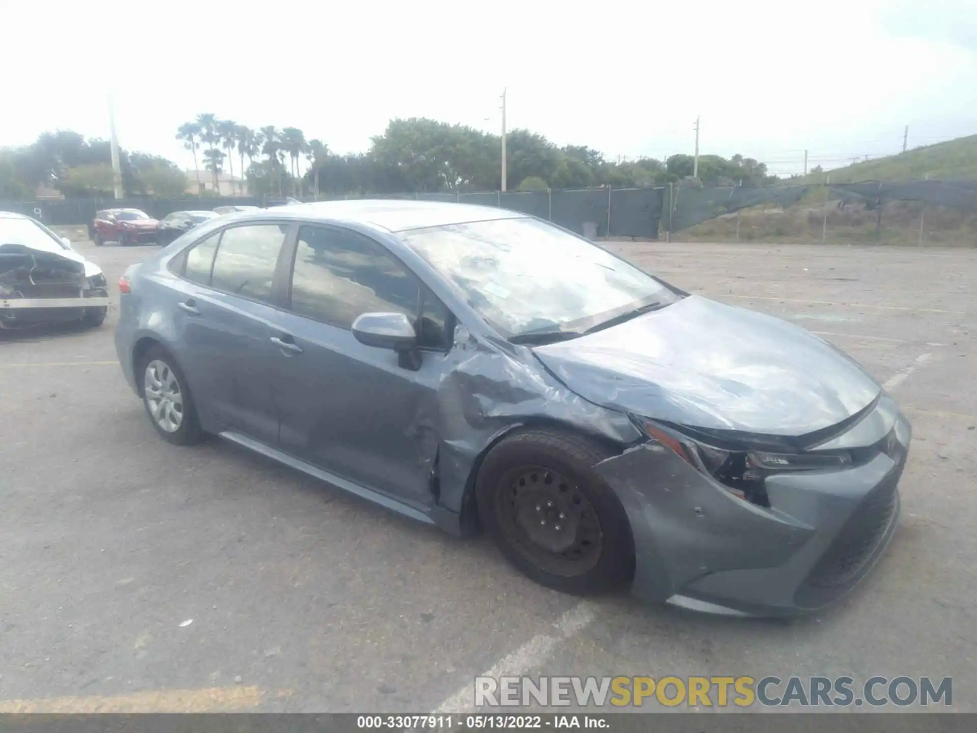 1 Photograph of a damaged car JTDEPMAE3MJ156732 TOYOTA COROLLA 2021