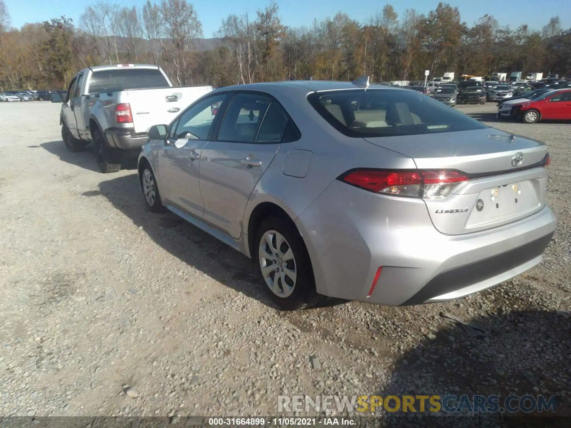 3 Photograph of a damaged car JTDEPMAE3MJ157086 TOYOTA COROLLA 2021