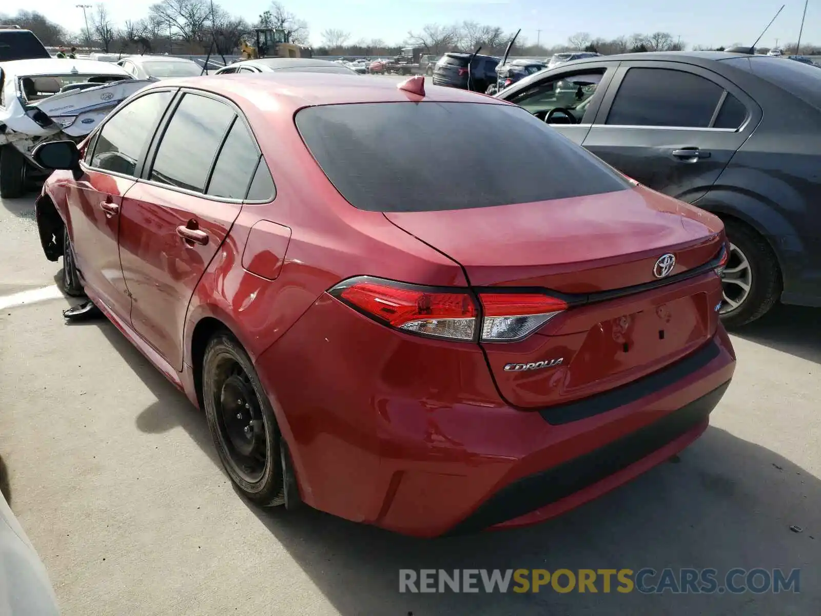 3 Photograph of a damaged car JTDEPMAE3MJ157637 TOYOTA COROLLA 2021