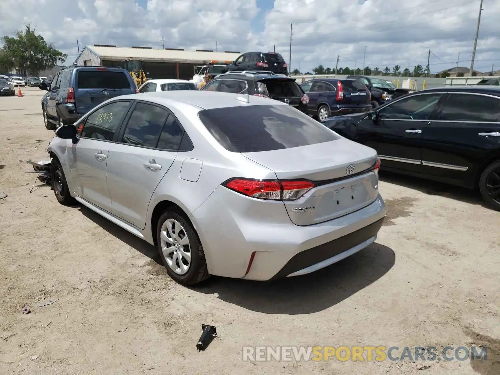 3 Photograph of a damaged car JTDEPMAE3MJ157931 TOYOTA COROLLA 2021