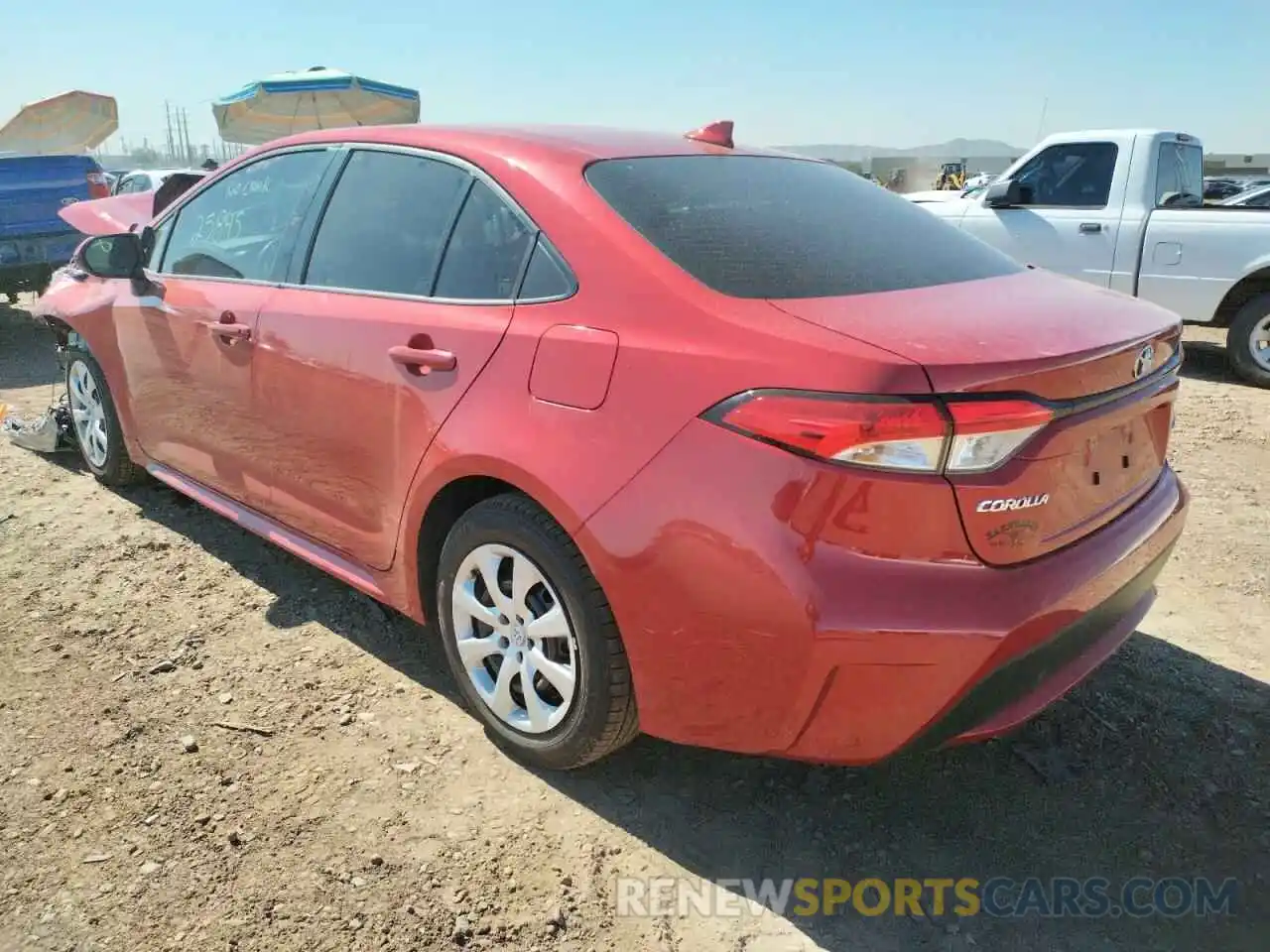 3 Photograph of a damaged car JTDEPMAE3MJ158805 TOYOTA COROLLA 2021