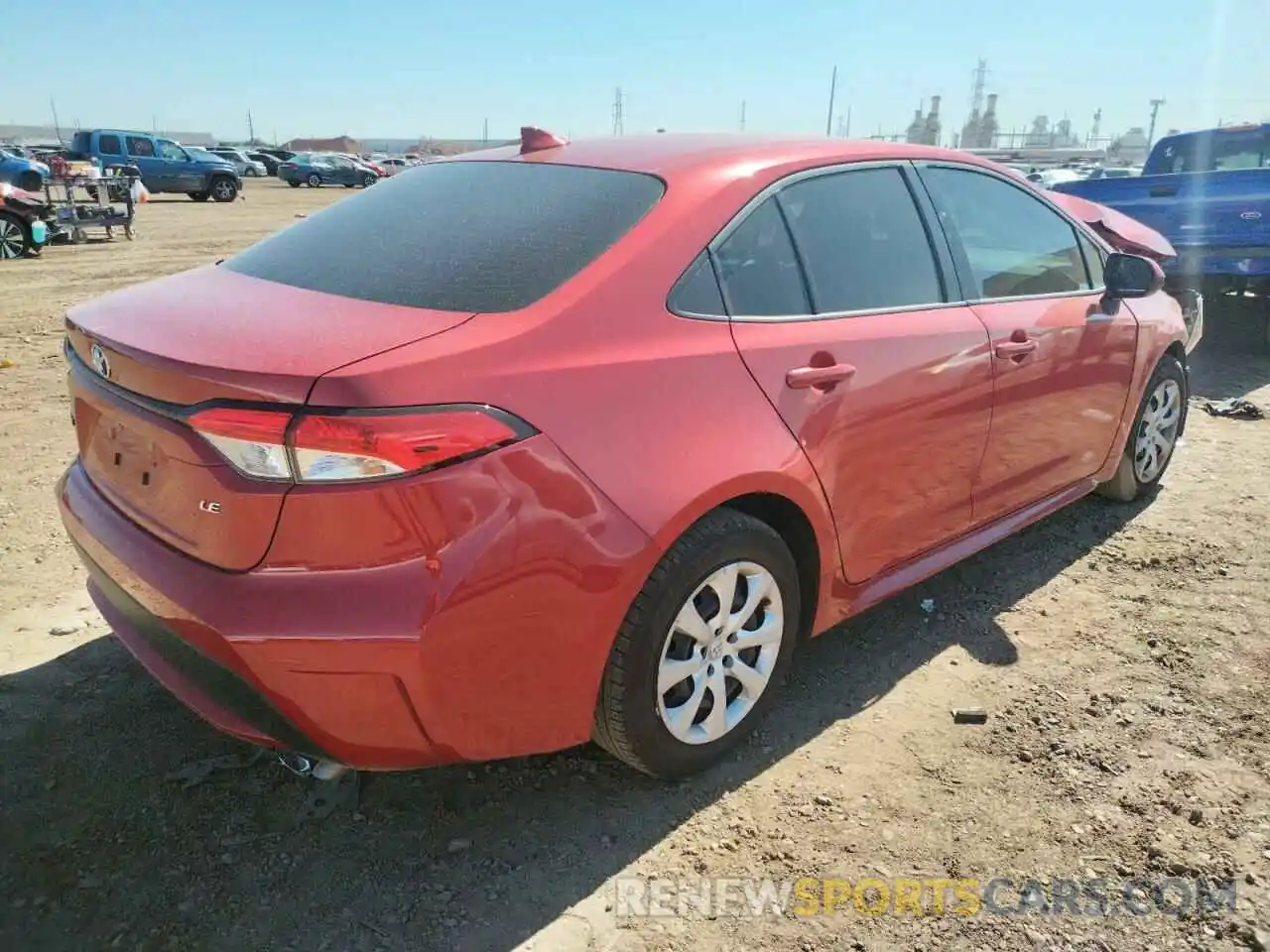 4 Photograph of a damaged car JTDEPMAE3MJ158805 TOYOTA COROLLA 2021