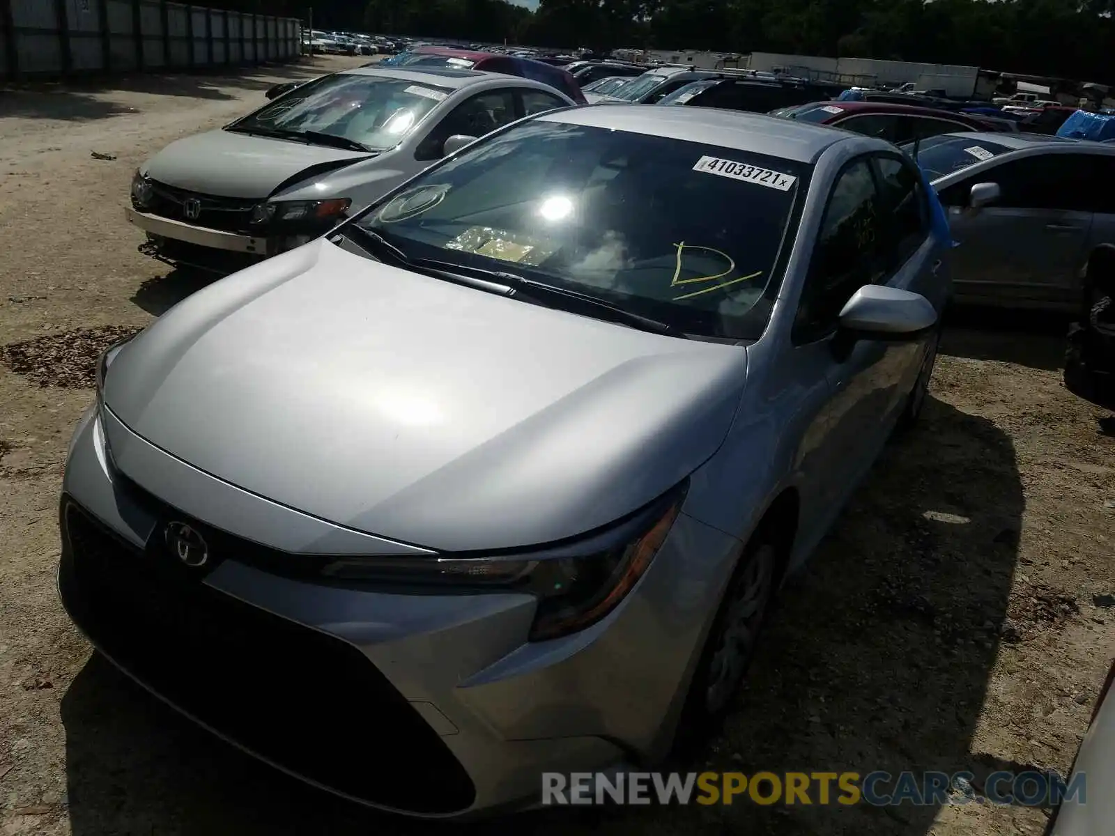 2 Photograph of a damaged car JTDEPMAE3MJ159436 TOYOTA COROLLA 2021