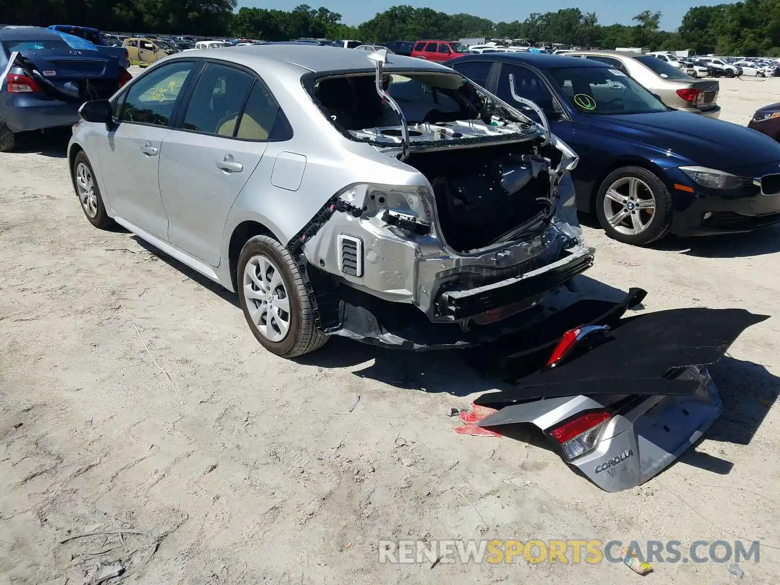 3 Photograph of a damaged car JTDEPMAE3MJ159436 TOYOTA COROLLA 2021