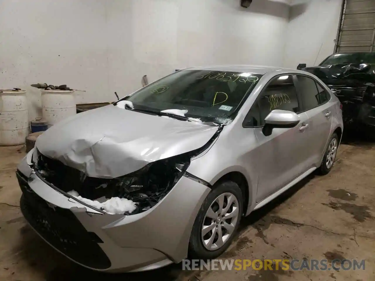 2 Photograph of a damaged car JTDEPMAE3MJ160294 TOYOTA COROLLA 2021