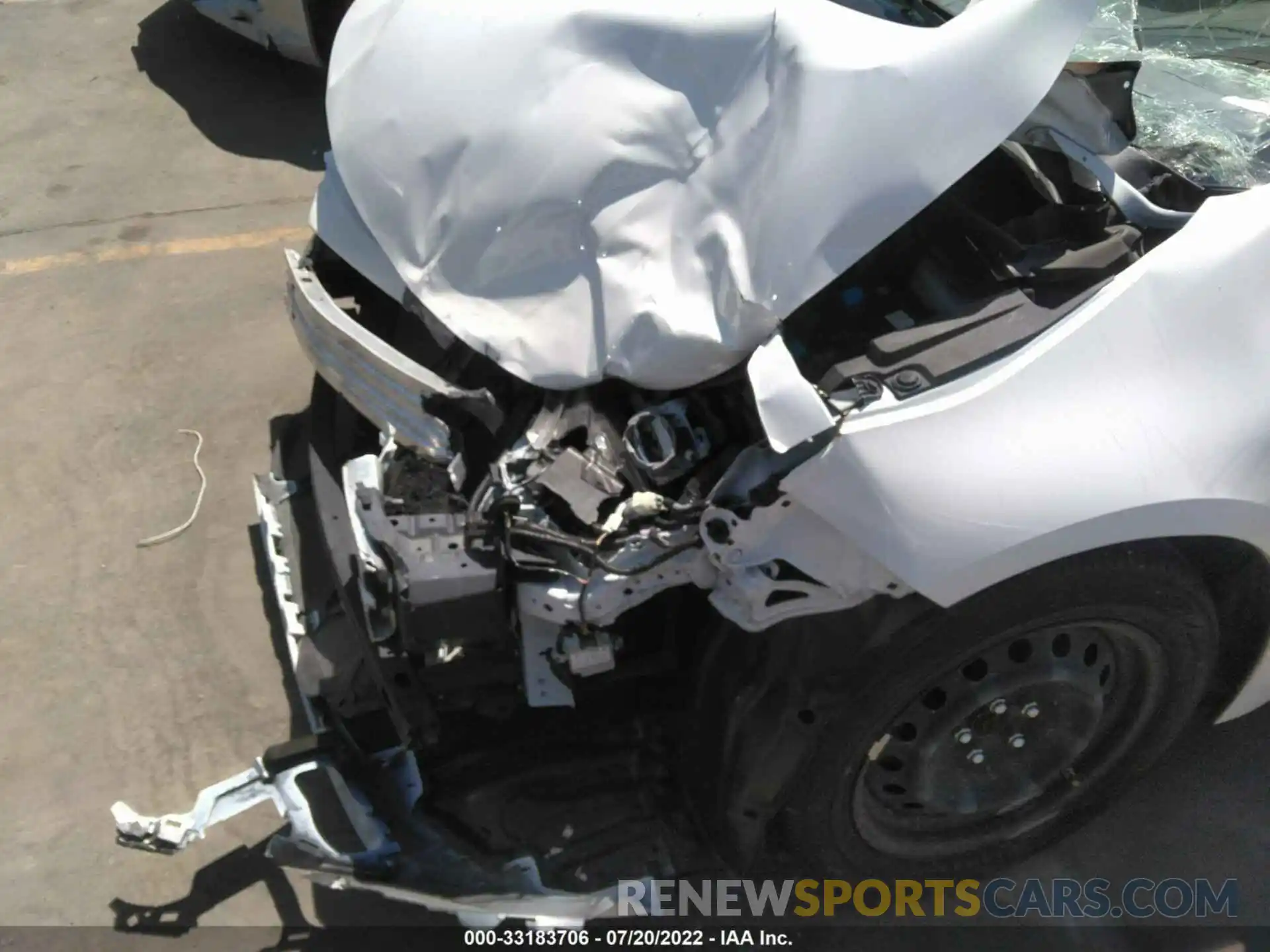 6 Photograph of a damaged car JTDEPMAE3MJ160943 TOYOTA COROLLA 2021