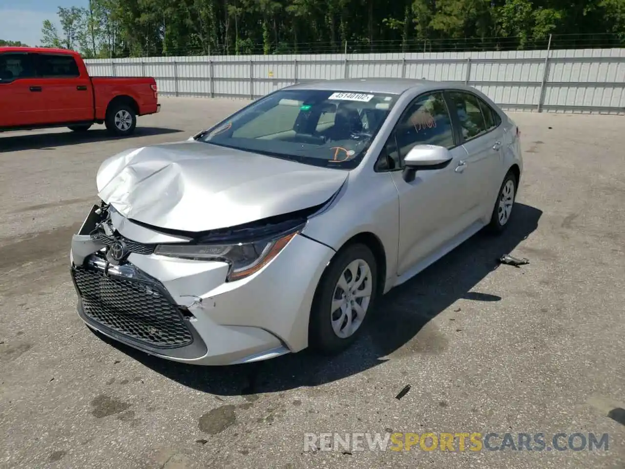 2 Photograph of a damaged car JTDEPMAE3MJ161168 TOYOTA COROLLA 2021