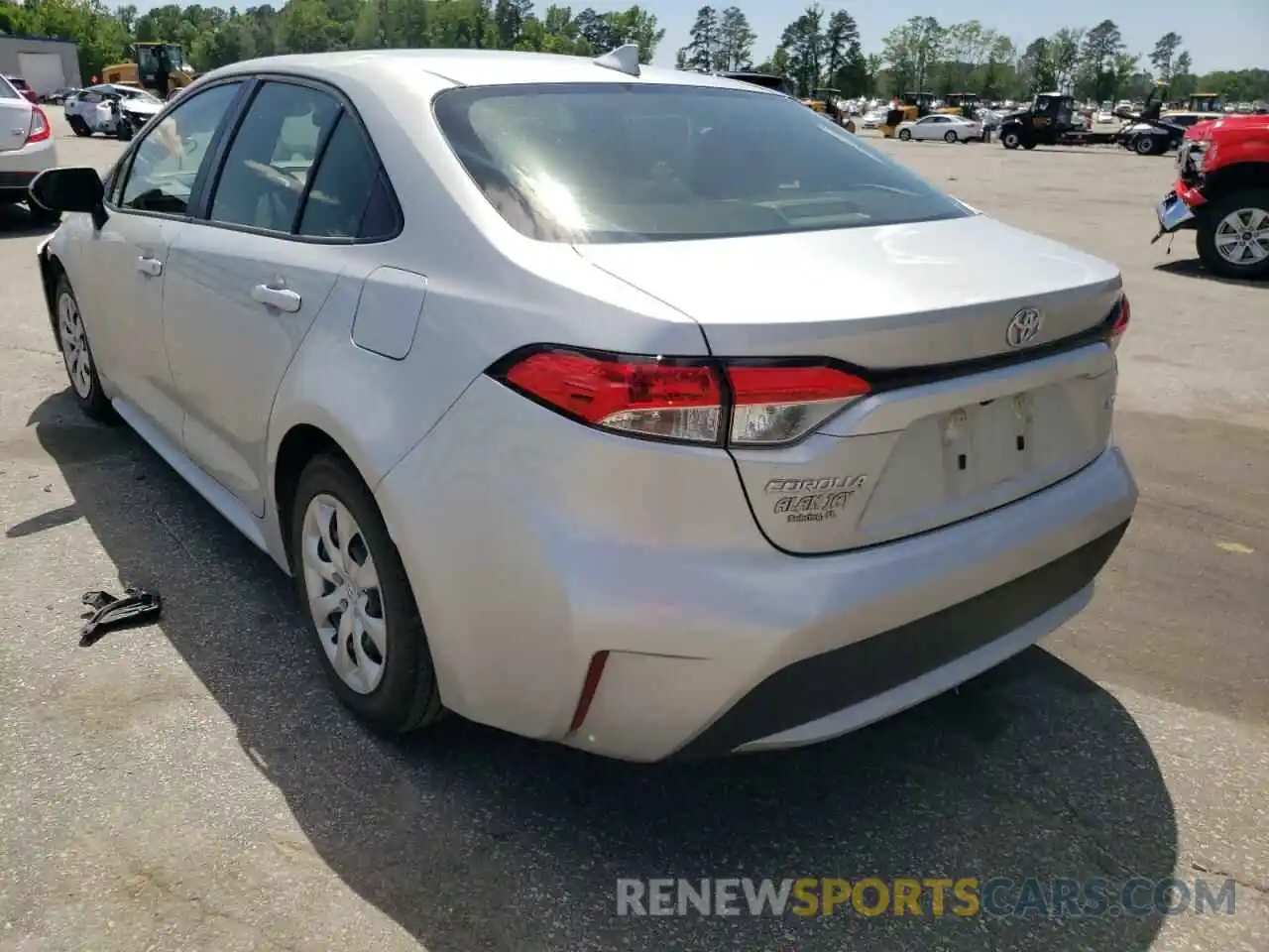 3 Photograph of a damaged car JTDEPMAE3MJ161168 TOYOTA COROLLA 2021