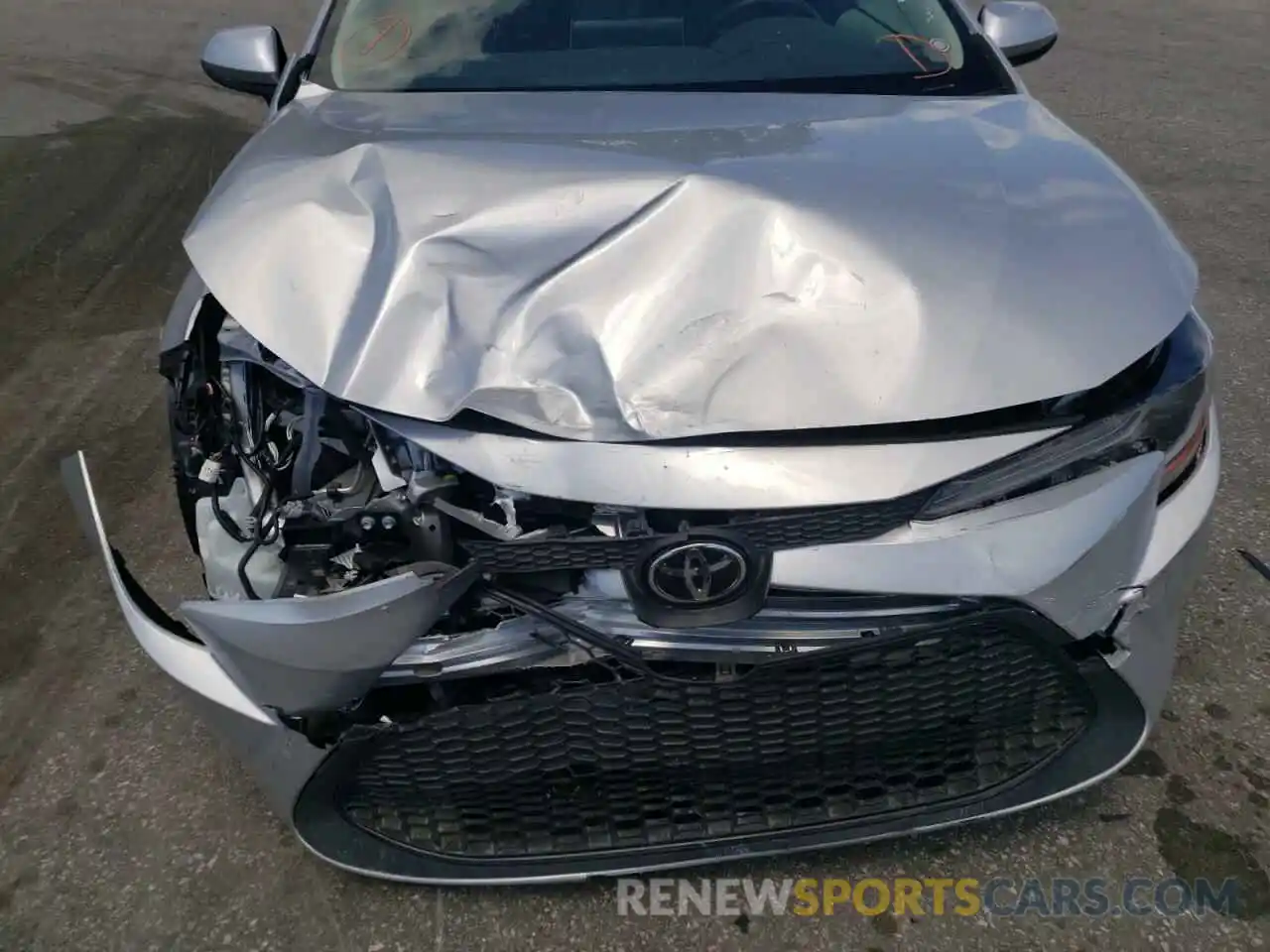 9 Photograph of a damaged car JTDEPMAE3MJ161168 TOYOTA COROLLA 2021