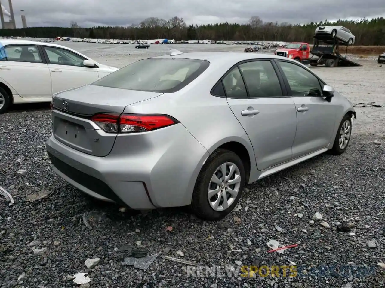 4 Photograph of a damaged car JTDEPMAE3MJ161462 TOYOTA COROLLA 2021