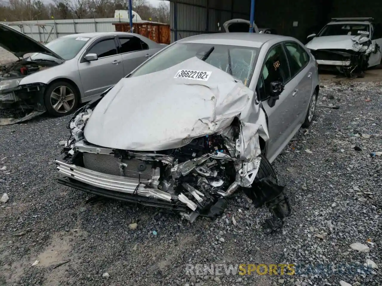 9 Photograph of a damaged car JTDEPMAE3MJ161462 TOYOTA COROLLA 2021