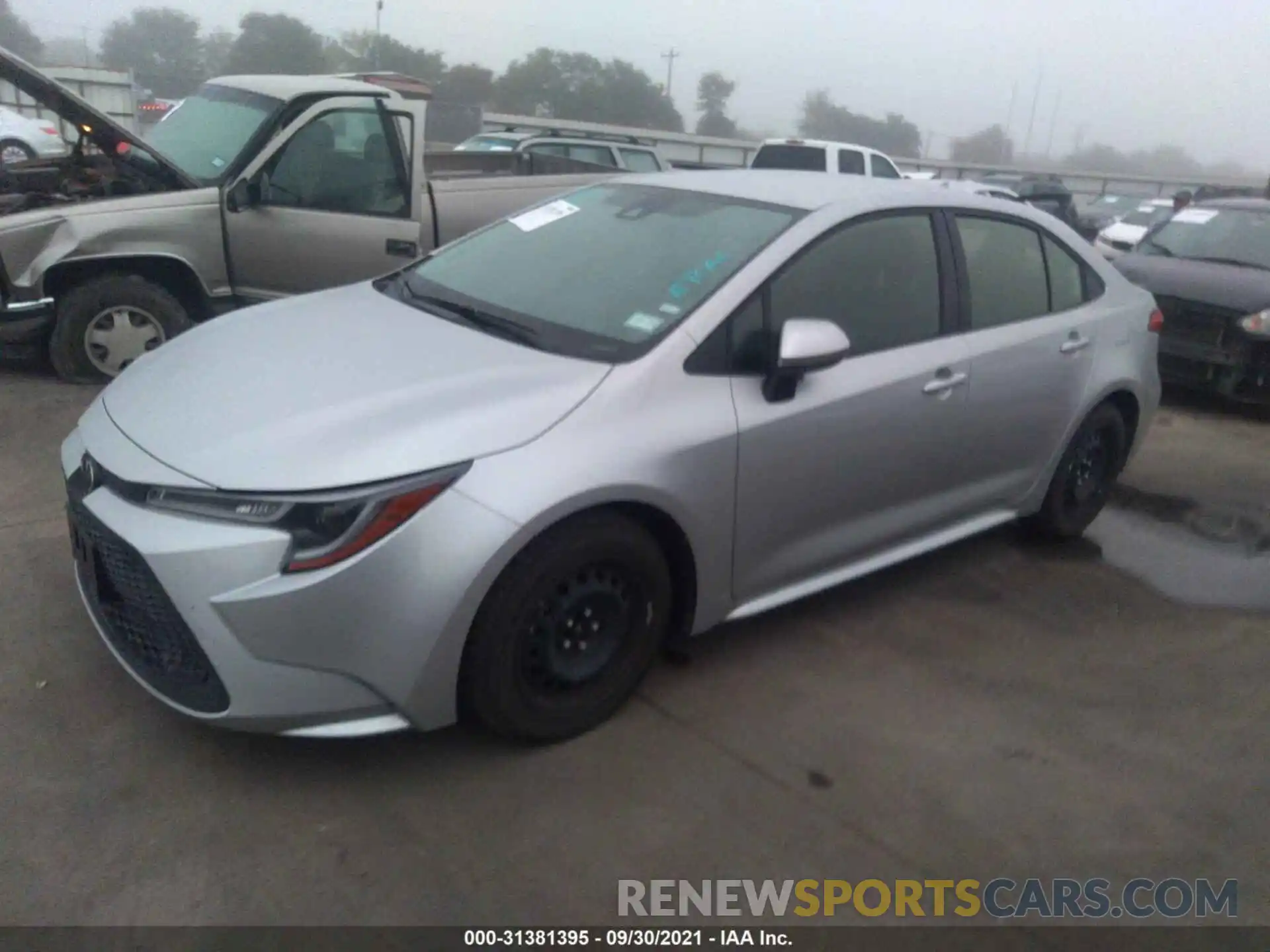 2 Photograph of a damaged car JTDEPMAE3MJ162045 TOYOTA COROLLA 2021