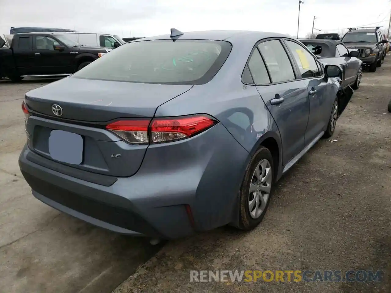 4 Photograph of a damaged car JTDEPMAE3MJ162871 TOYOTA COROLLA 2021