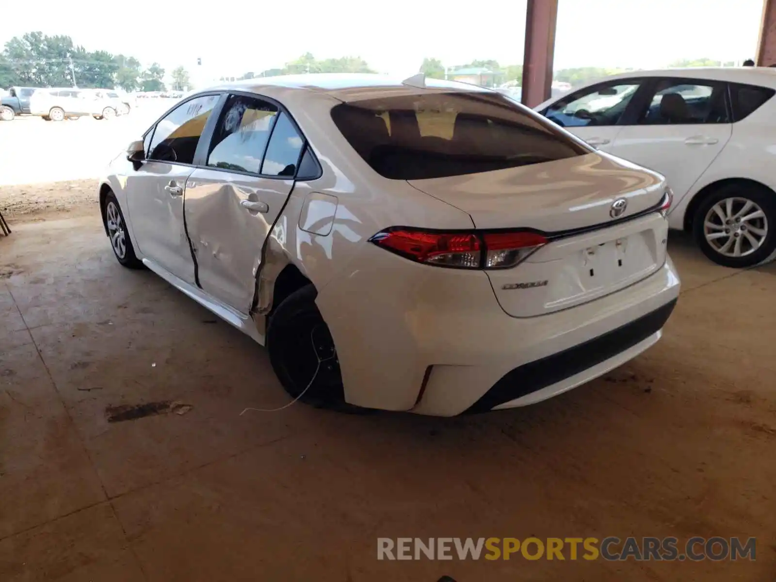 3 Photograph of a damaged car JTDEPMAE3MJ163938 TOYOTA COROLLA 2021