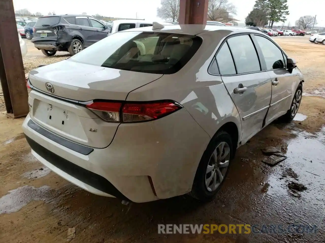 4 Photograph of a damaged car JTDEPMAE3MJ165169 TOYOTA COROLLA 2021