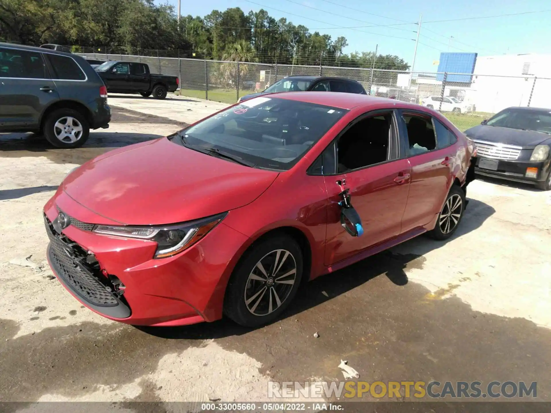 2 Photograph of a damaged car JTDEPMAE3MJ165902 TOYOTA COROLLA 2021