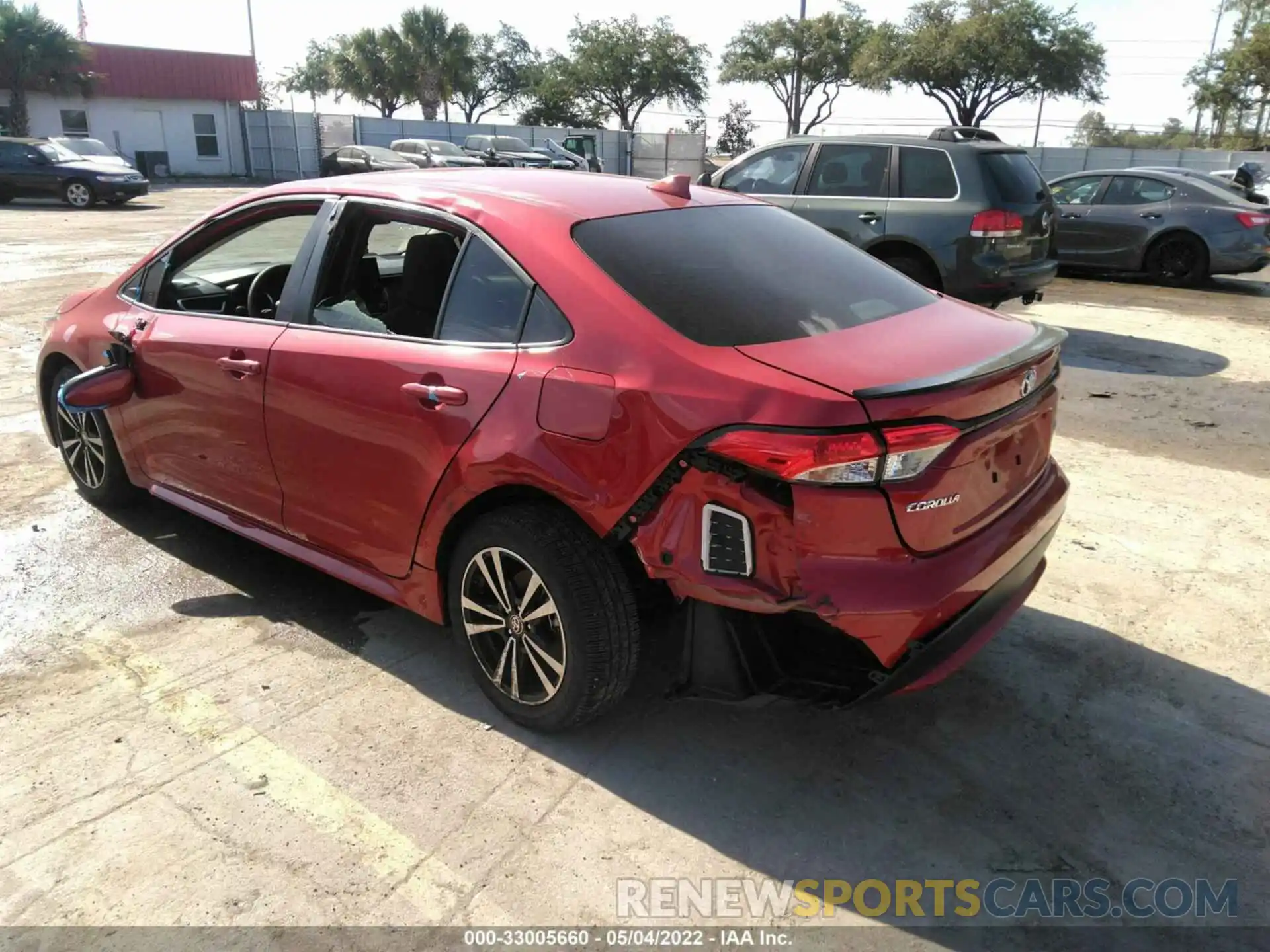 3 Photograph of a damaged car JTDEPMAE3MJ165902 TOYOTA COROLLA 2021