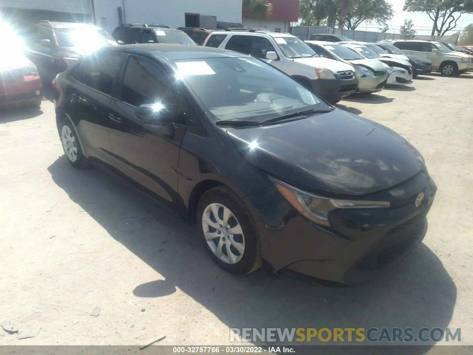 1 Photograph of a damaged car JTDEPMAE3MJ166449 TOYOTA COROLLA 2021