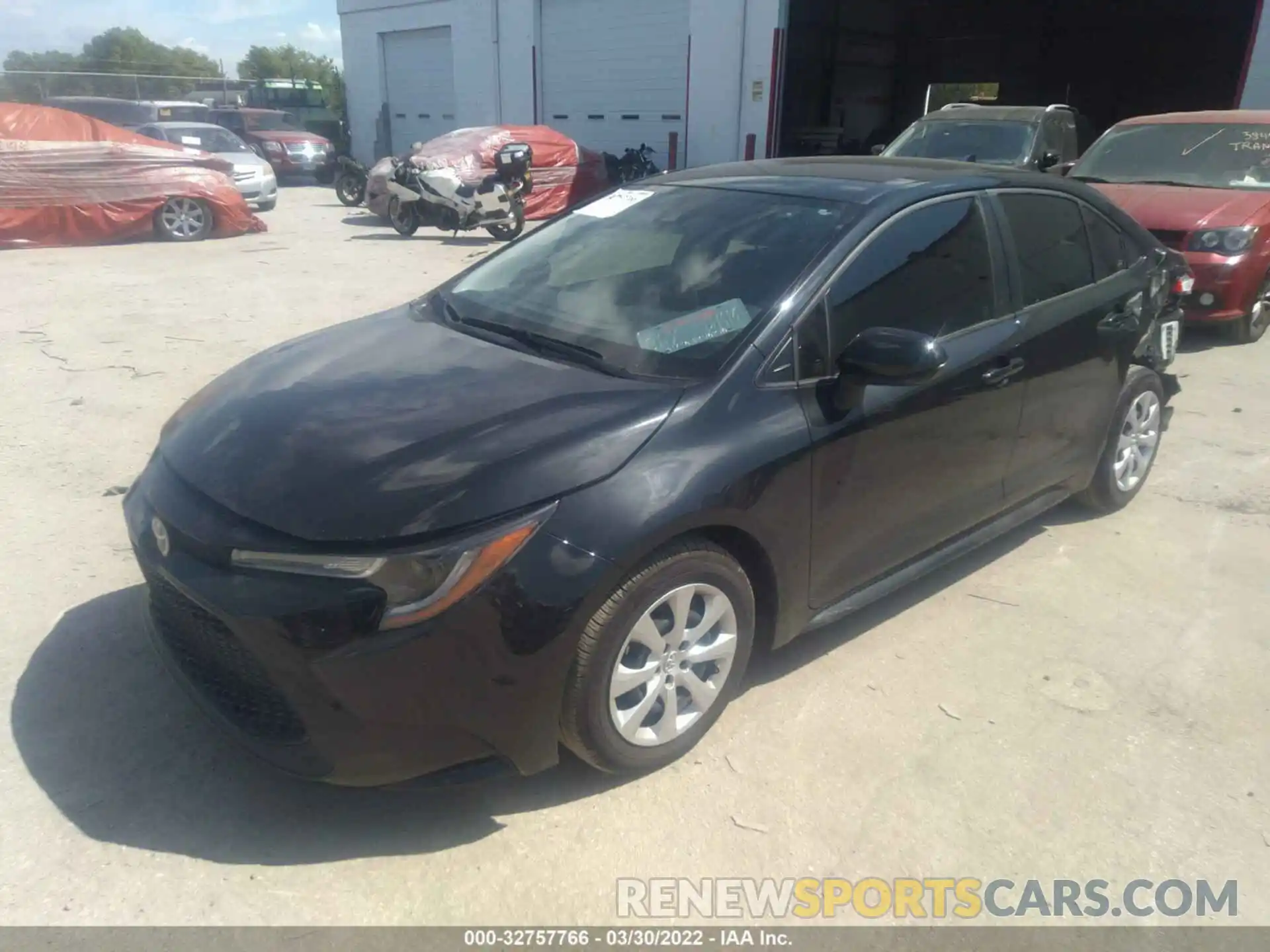 2 Photograph of a damaged car JTDEPMAE3MJ166449 TOYOTA COROLLA 2021