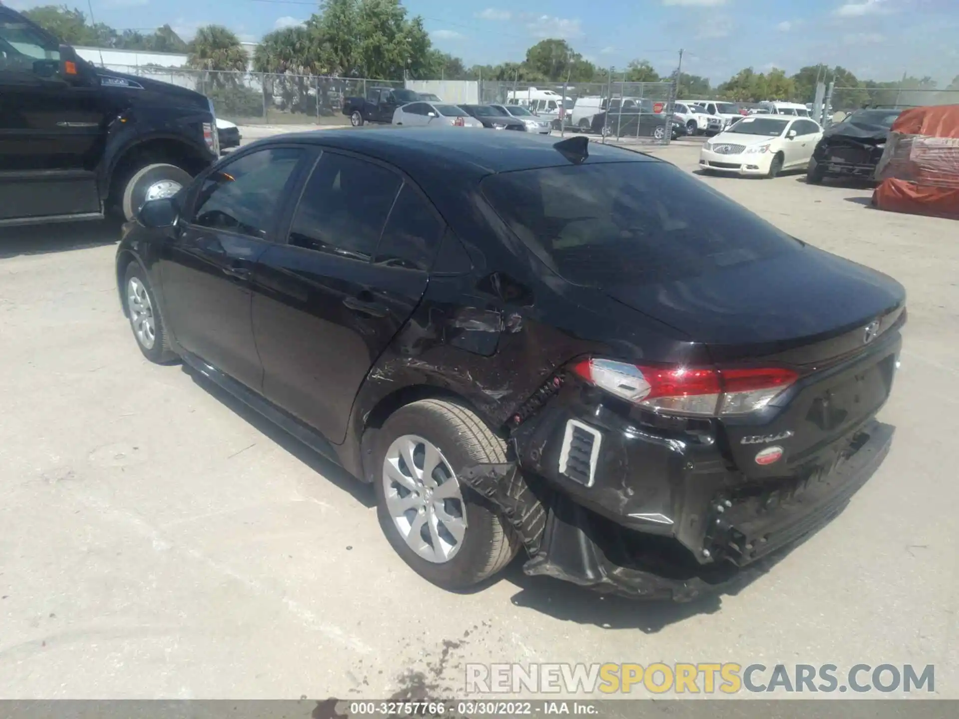 3 Photograph of a damaged car JTDEPMAE3MJ166449 TOYOTA COROLLA 2021