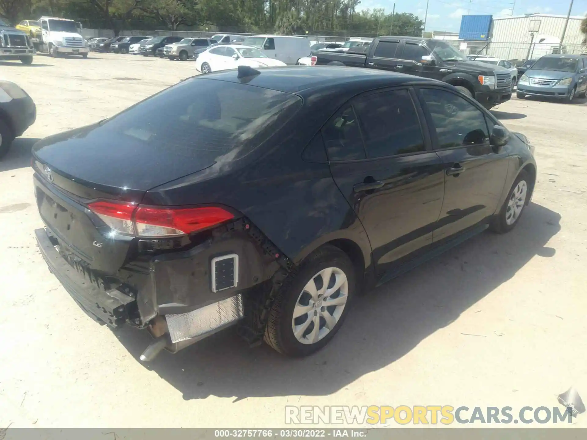 4 Photograph of a damaged car JTDEPMAE3MJ166449 TOYOTA COROLLA 2021