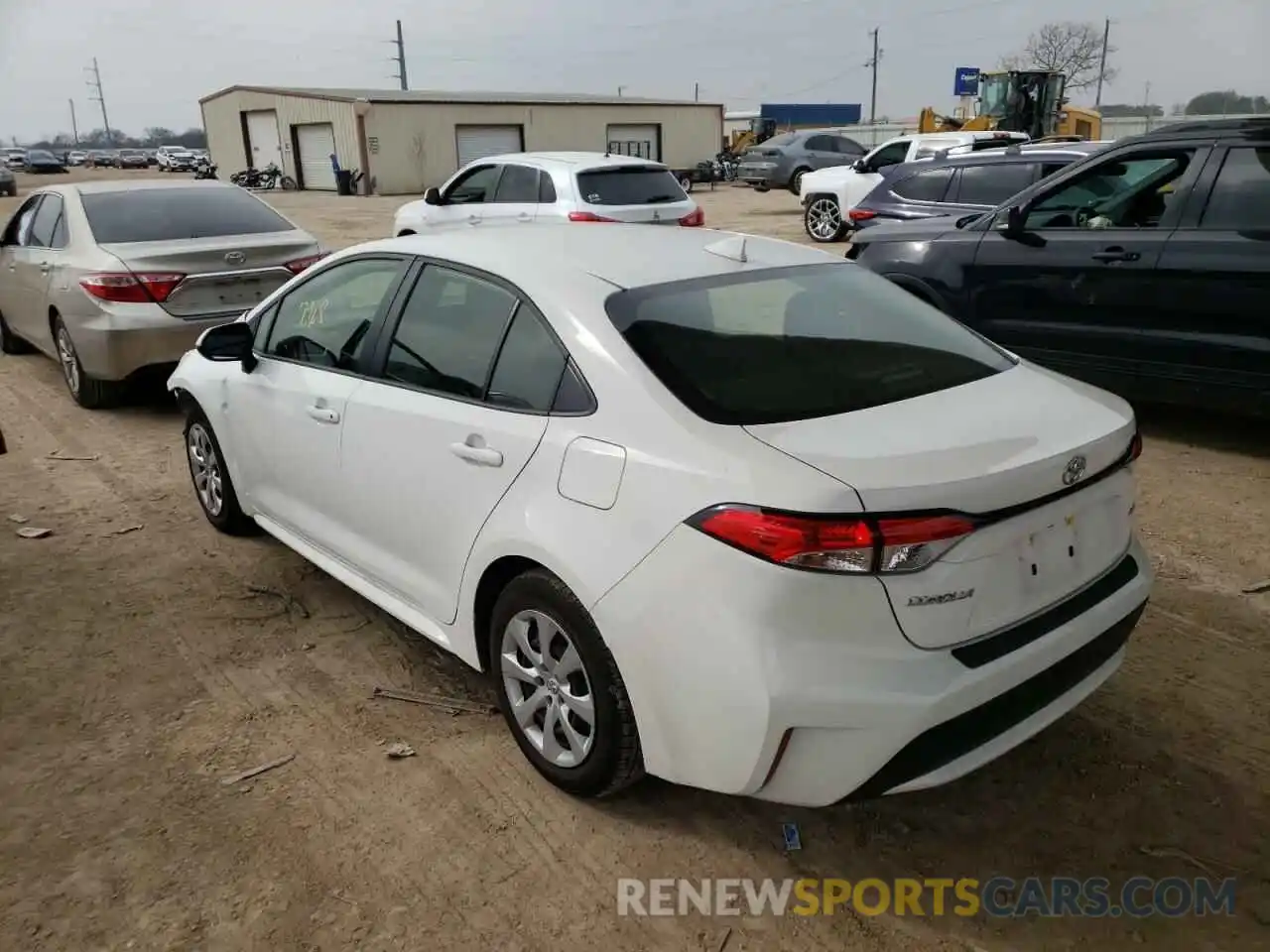 3 Photograph of a damaged car JTDEPMAE3MJ166936 TOYOTA COROLLA 2021