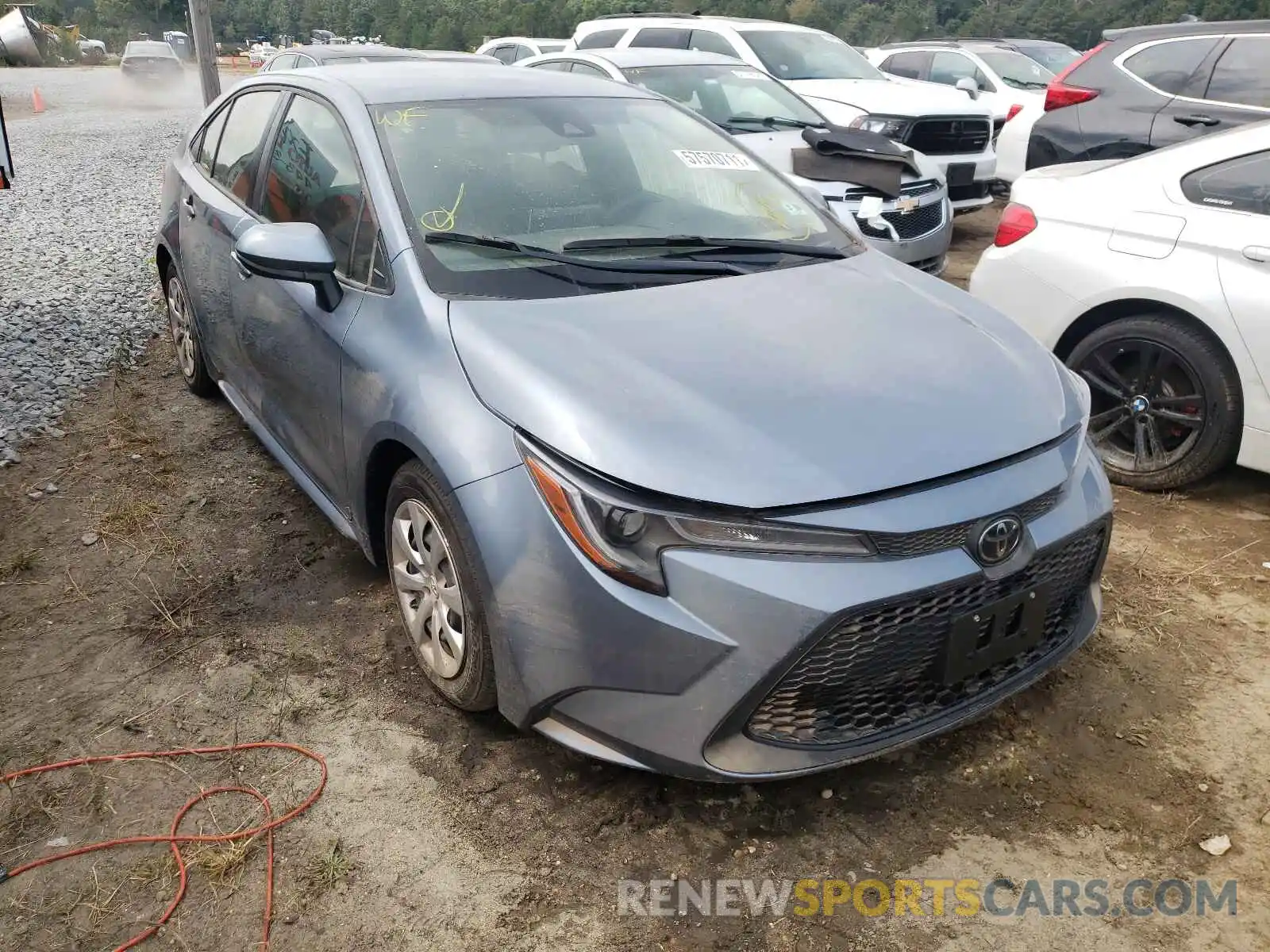 1 Photograph of a damaged car JTDEPMAE3MJ168153 TOYOTA COROLLA 2021