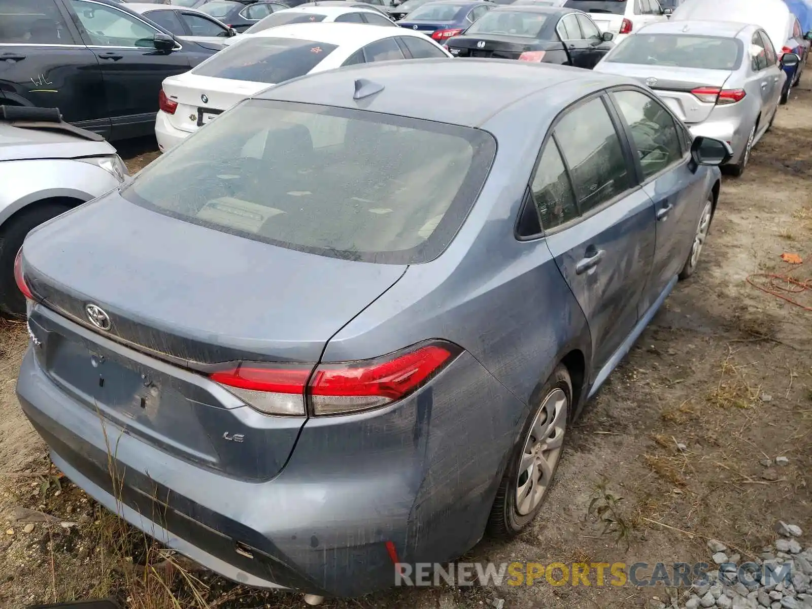 4 Photograph of a damaged car JTDEPMAE3MJ168153 TOYOTA COROLLA 2021