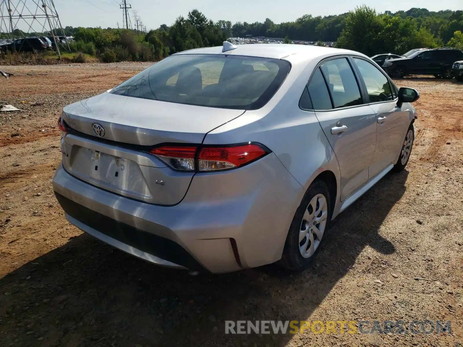 4 Photograph of a damaged car JTDEPMAE3MJ169593 TOYOTA COROLLA 2021