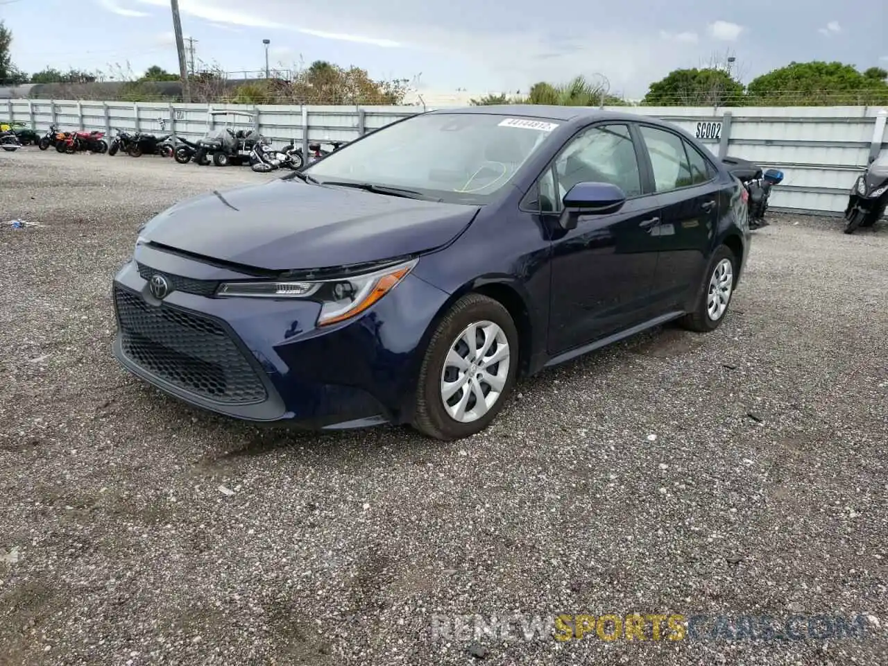 2 Photograph of a damaged car JTDEPMAE3MJ169951 TOYOTA COROLLA 2021