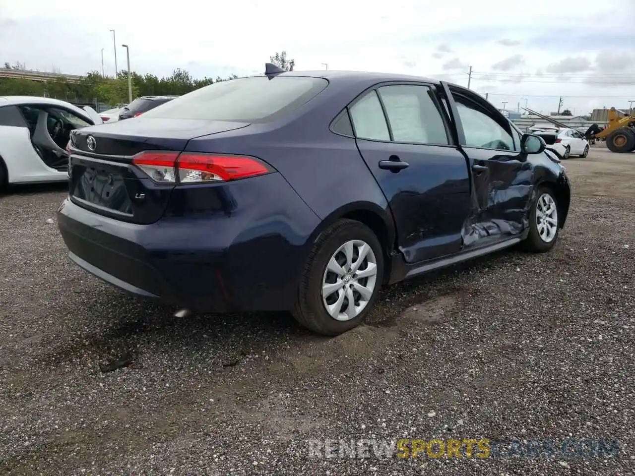 4 Photograph of a damaged car JTDEPMAE3MJ169951 TOYOTA COROLLA 2021