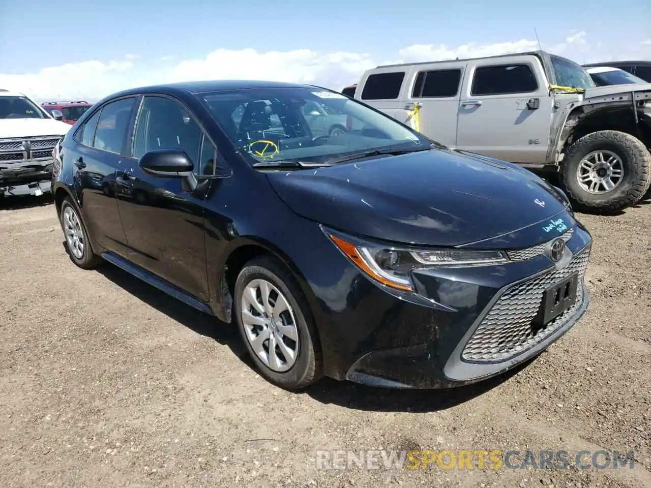 1 Photograph of a damaged car JTDEPMAE3MJ170064 TOYOTA COROLLA 2021