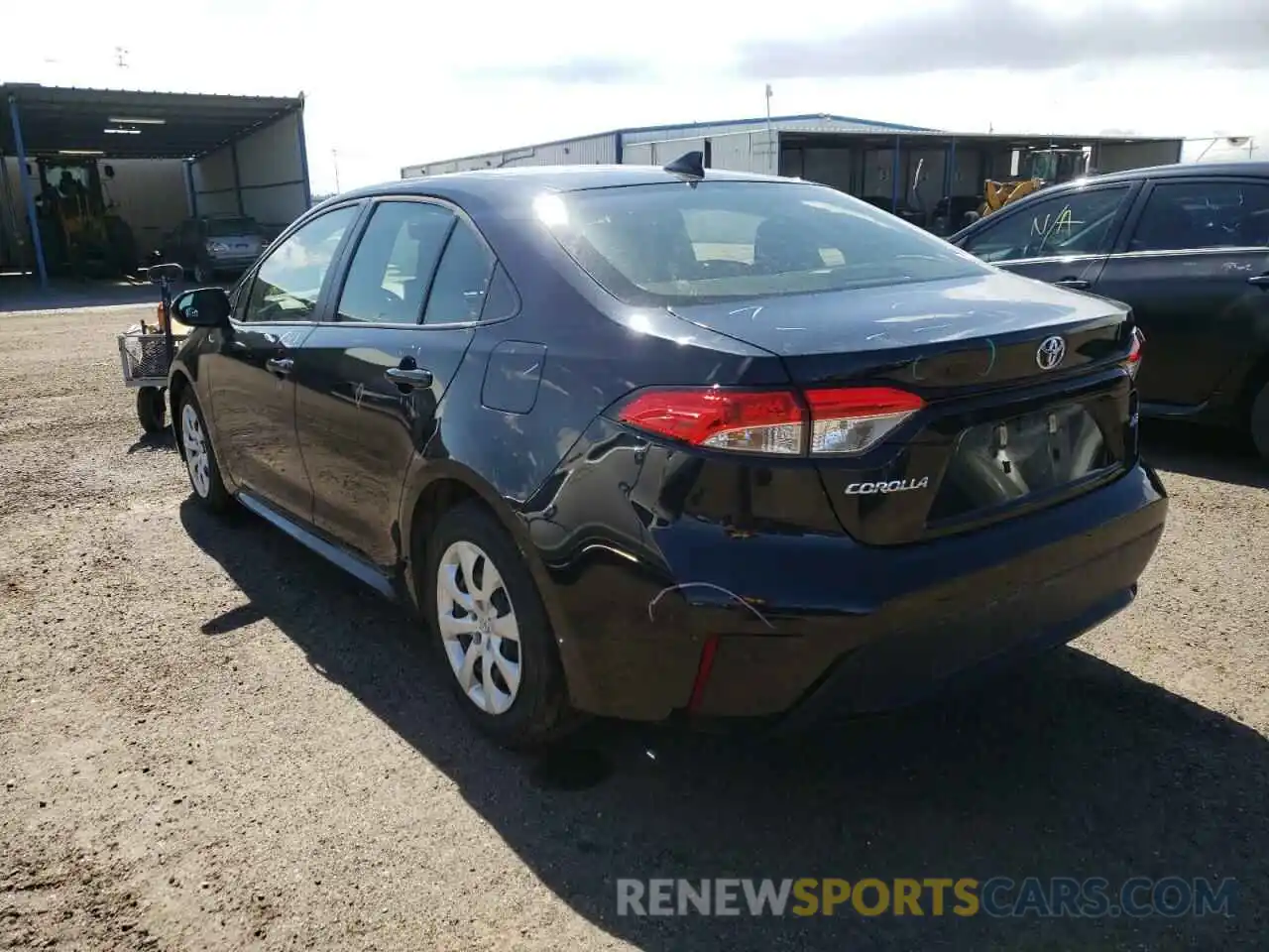 3 Photograph of a damaged car JTDEPMAE3MJ170064 TOYOTA COROLLA 2021