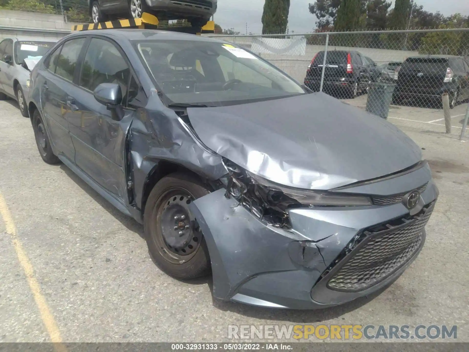 1 Photograph of a damaged car JTDEPMAE3MJ170761 TOYOTA COROLLA 2021