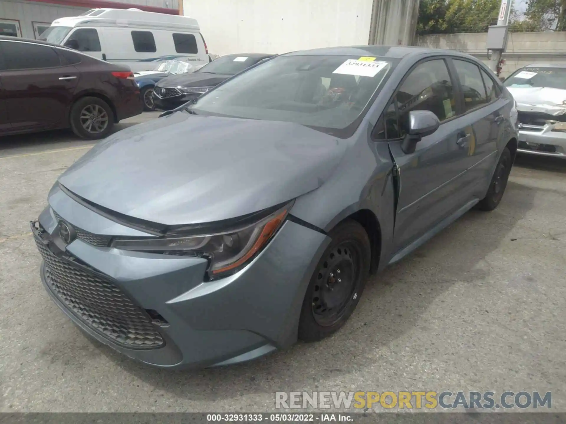 2 Photograph of a damaged car JTDEPMAE3MJ170761 TOYOTA COROLLA 2021