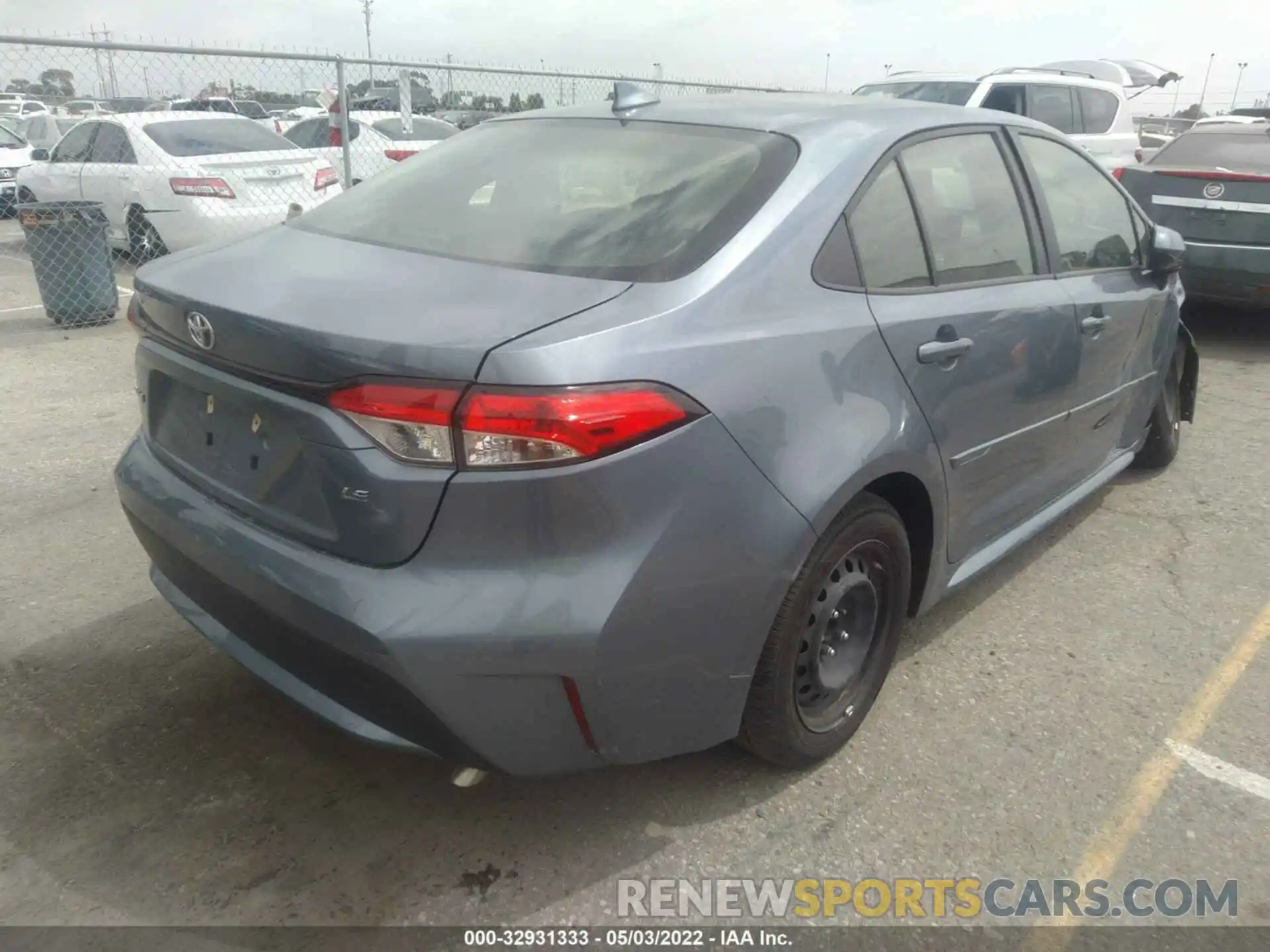 4 Photograph of a damaged car JTDEPMAE3MJ170761 TOYOTA COROLLA 2021