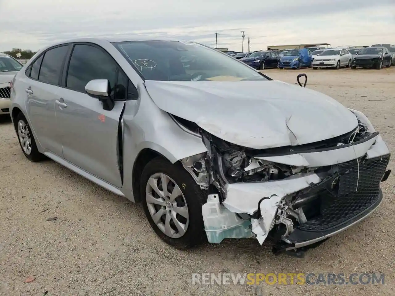 1 Photograph of a damaged car JTDEPMAE3MJ172901 TOYOTA COROLLA 2021